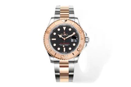 Rolex Yacht-Master 40mm Two-Tone Stainless Steel & 18k Everose Gold with Black Dial Automatic Watch