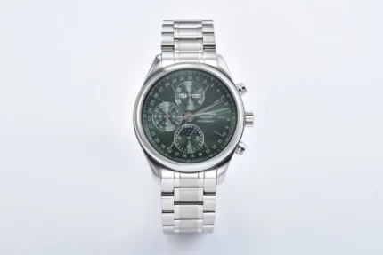Longines Master Moonphase Chronograph L2.773.4.78.6 Silver Steel