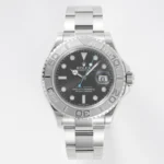 Rolex Yacht-Master 40mm Stainless Steel Watch with Black Dial and Oyster Bracelet