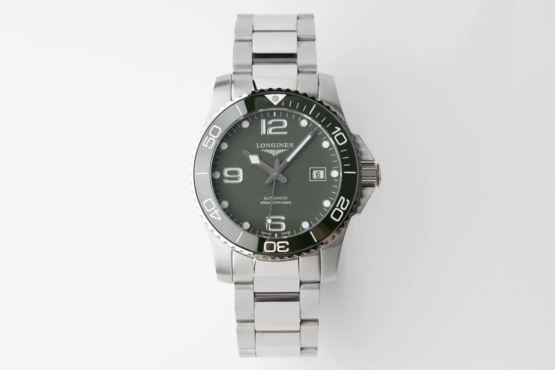 src_0-363.webp Longines Conquest Green Dial Steel Watch - Image 1