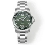 Longines Conquest Green Dial Steel Watch (2)