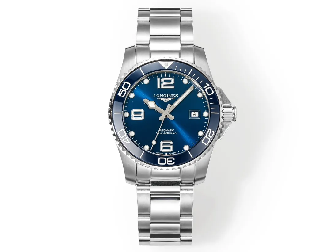 src_0-366.webp Longines Conquest Blue Dial Steel Watch - Image 1
