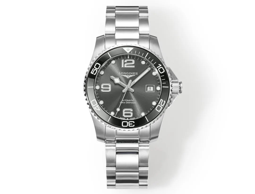 src_0-367.webp Longines Conquest Black Dial Steel Watch - Image 1