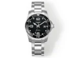 Longines Conquest Black Dial Steel Watch (2)