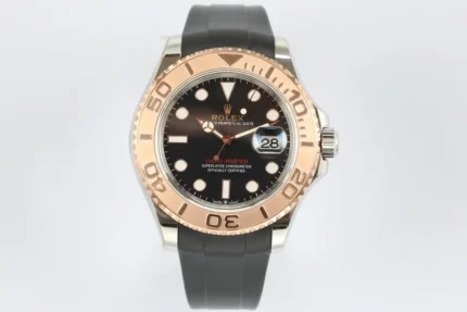 Rolex Yacht-Master 40 – Black Dial, Rose Gold Bezel, Oysterflex Strap