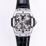 Hublot Masterpiece 906 Tourbillon Watch – Rose Gold/Platinum, Black Leather Strap