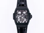 Hublot Masterpiece 906 Black Skeleton Tourbillon Watch with Rose Gold/Platinum Plating