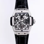 Hublot Masterpiece 906 Tourbillon Watch – Black Leather Strap, Rose Gold/Platinum Plated Case