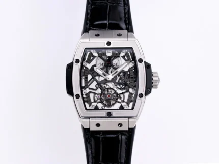 Hublot Masterpiece 906 Tourbillon Watch – Black Leather Strap, Rose Gold/Platinum Plated Case