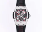 Hublot Masterpiece 906 Tourbillon Watch – Rose Gold/Platinum, Black and Red Leather Strap, Manual Wind Movement