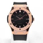 WWF Hublot Classic Fusion Replica Watch – Rose Gold with Black Dial