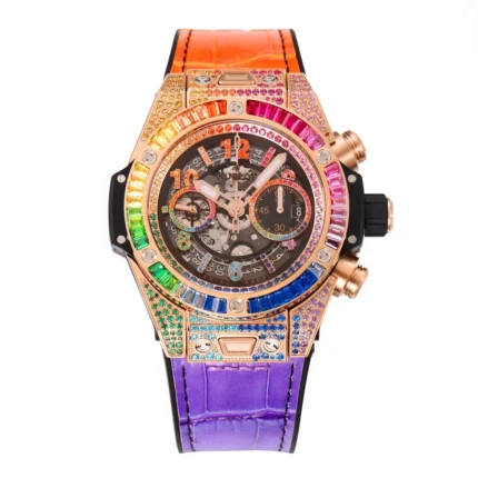 Hublot Big Bang Unico Rainbow Watch – Multicolor, Chronograph, 45mm