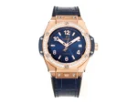 HUBLOT Big Bang One-Click 39mm Rose Gold Blue Dial Diamond Set Automatic Watch