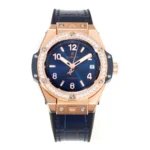 HUBLOT Big Bang One-Click 39mm Rose Gold Blue Dial Diamond Set Automatic Watch