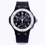 Hublot Big Bang 44mm Black Ceramic Chronograph Watch with Rubber Strap (2)