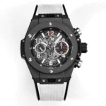 Hublot Big Bang Unico Colorful Ceramic Watch – Black with Rubber Strap, 45mm