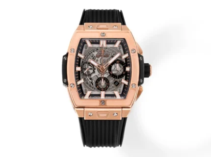 HUBLOT Spirit of Big Bang King Gold Black Rubber Strap Limited Edition Watch – Model 642.NX.0170.RX