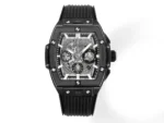 HUBLOT Spirit of Big Bang Black Titanium & Resin Limited Edition Watch – Model 642.NX.0170.RX
