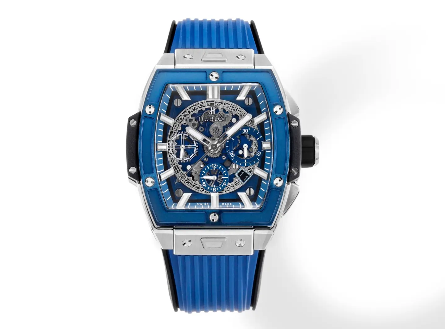 src_0-435.webp HUBLOT Spirit of Big Bang Blue Titanium & Resin Limited Edition Watch β Model 642.NX.0170.RX - Image 1