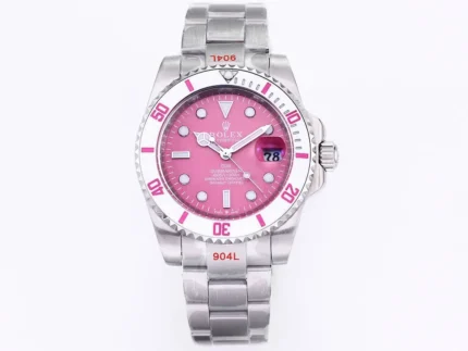 Rolex Submariner PARAKEET – Custom Pink Gradient Dial, Stainless Steel Watch