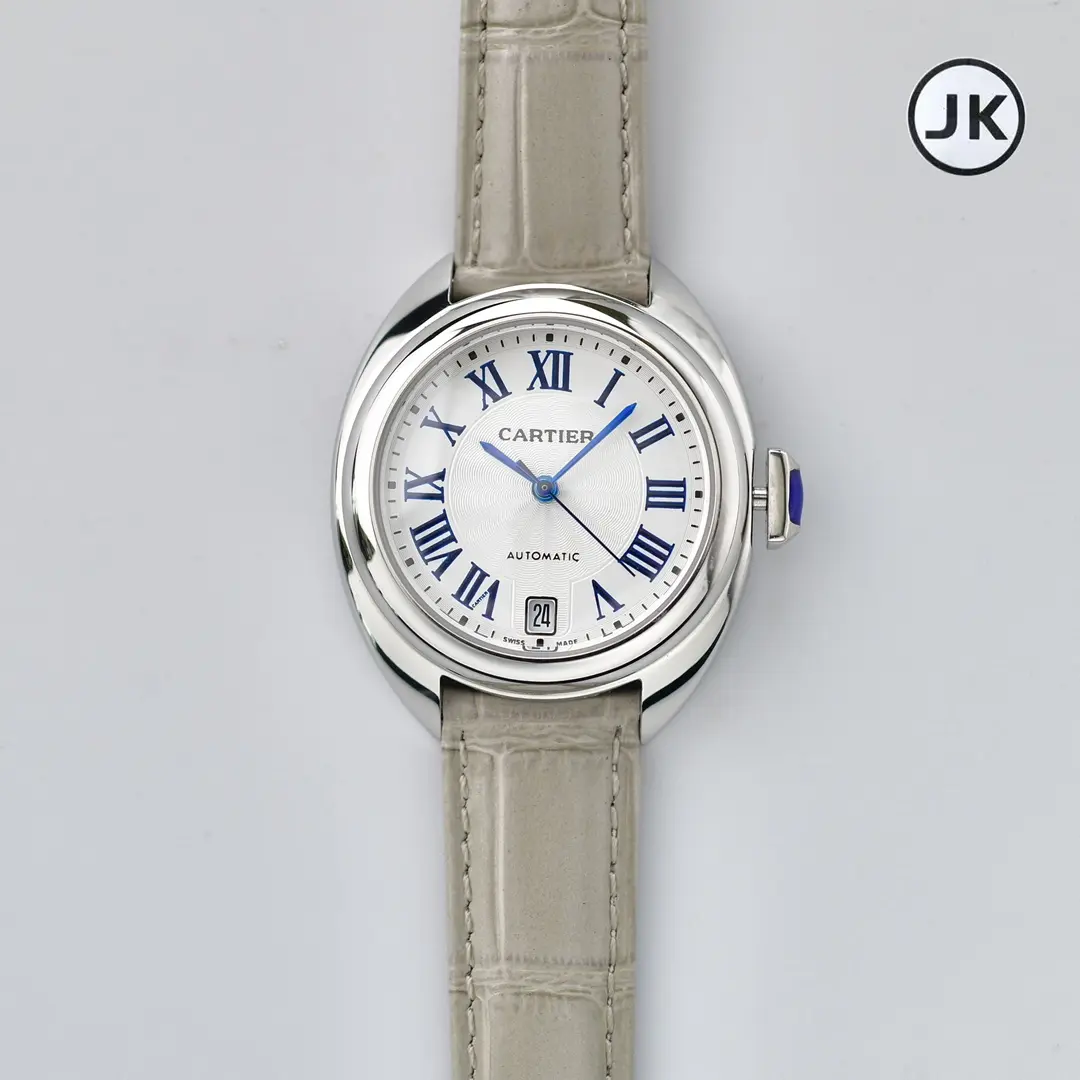 src_0-469.webp Cartier Cle de Cartier Automatic Silver Watch - Image 1