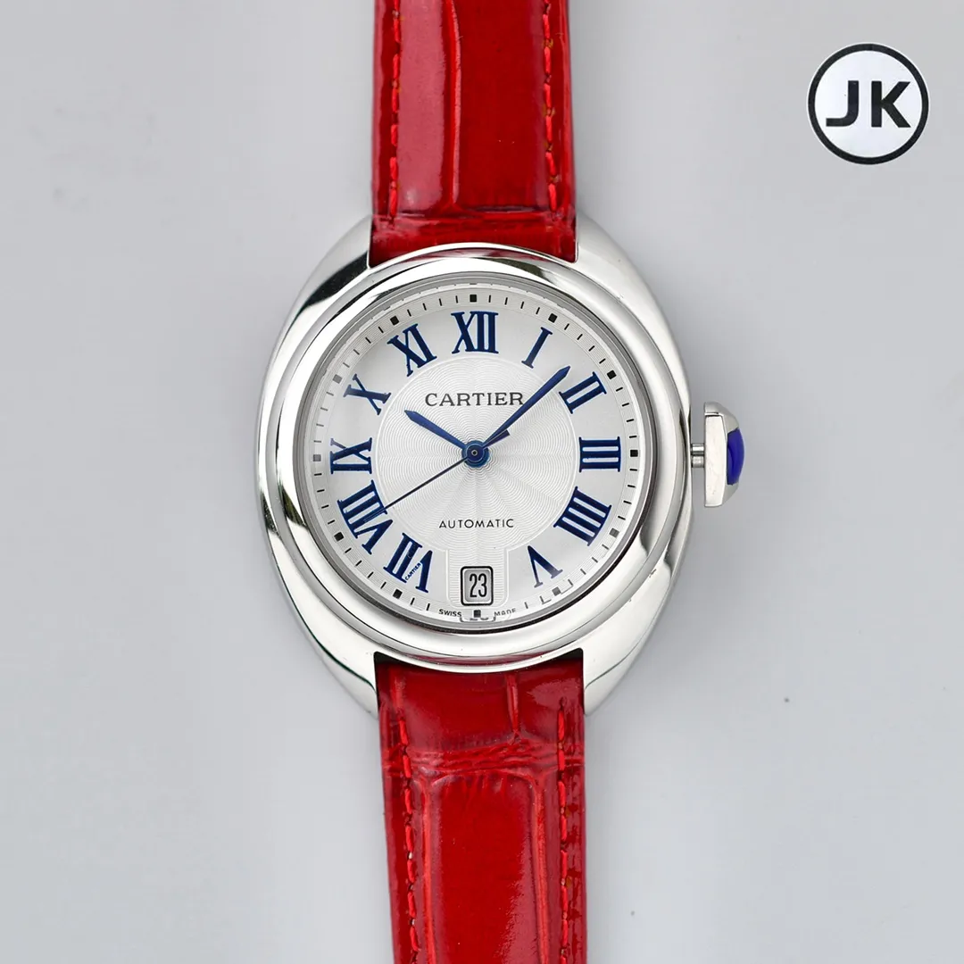 src_0-471.webp Cartier Cle de Cartier Automatic Red Leather - Image 1