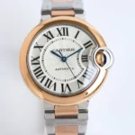 Cartier Ballon Bleu Automatic Rose Gold Steel Watch