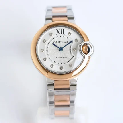 Cartier Ballon Bleu Automatic Watch Rose Gold Steel
