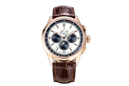Breitling Premier B25 Chronograph Rose Gold Brown Leather
