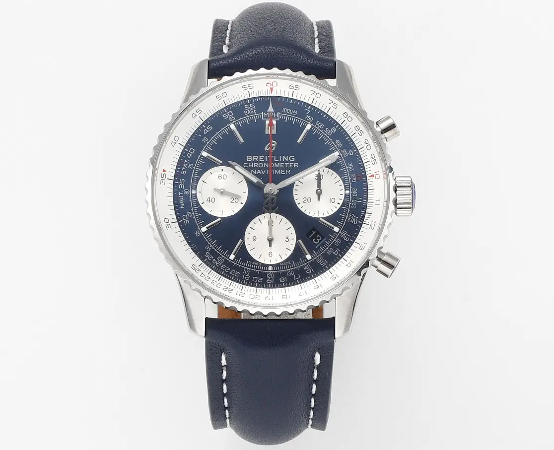 src_0-493.webp Breitling Navitimer 1 B01 Chronograph Blue Leather - Image 1