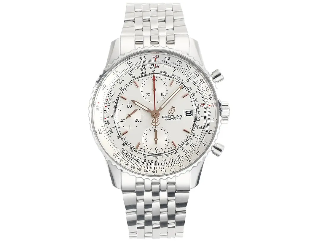 src_0-496.webp Breitling Navitimer Chronograph Silver Stainless Steel - Image 1