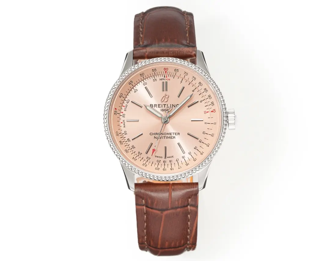 src_0-502.webp Breitling Navitimer Automatic Brown Leather - Image 1
