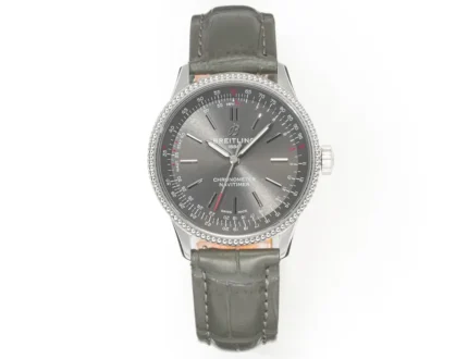 Breitling Navitimer Automatic Grey Dial Leather