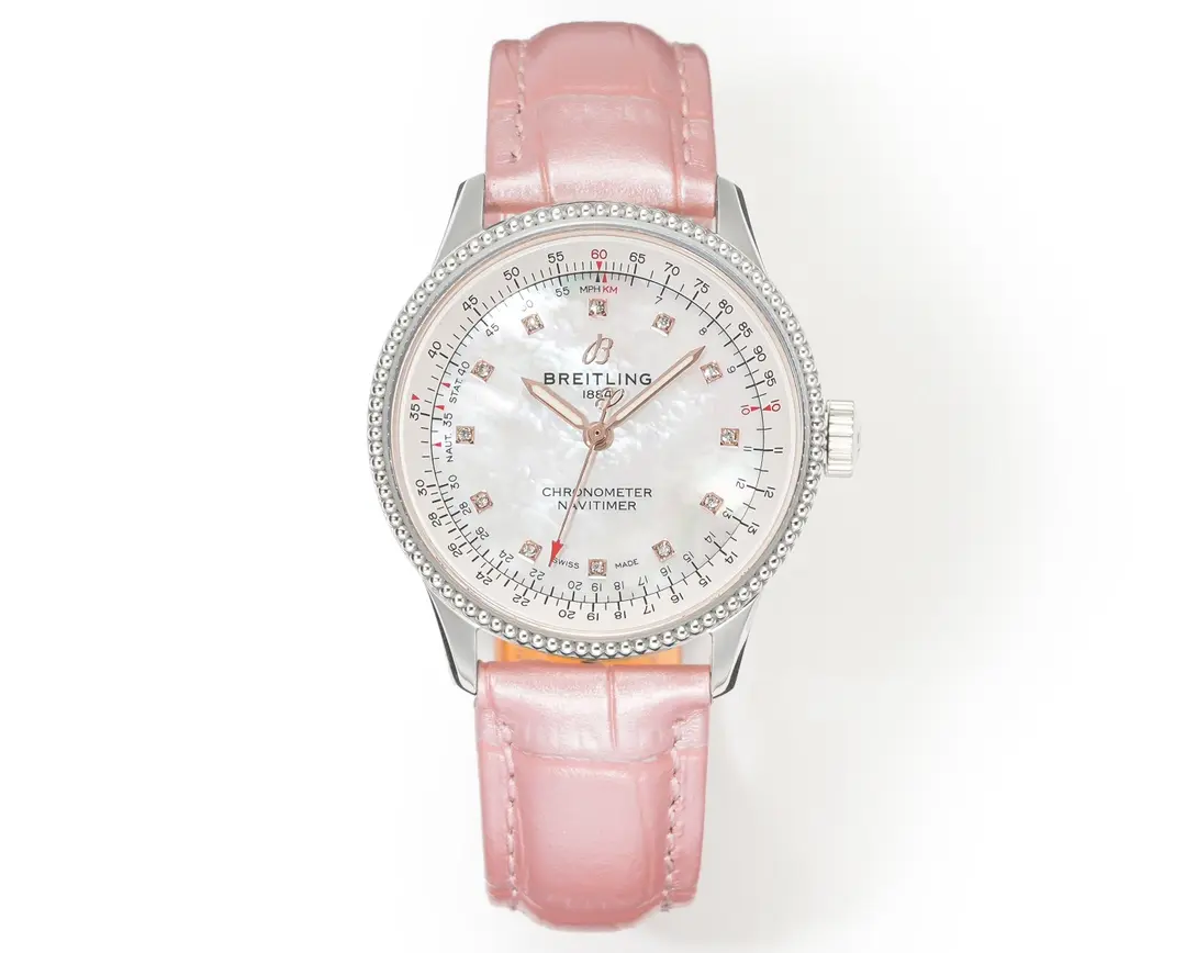 src_0-504.webp Breitling Navitimer Automatic Pink Leather - Image 1