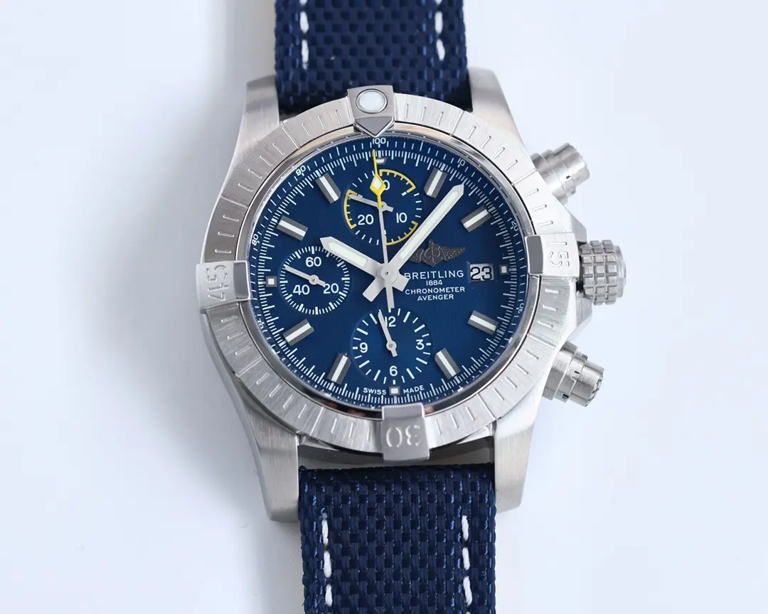 src_0-512.webp Breitling Avenger Chronograph 43 Blue Fabric - Image 1