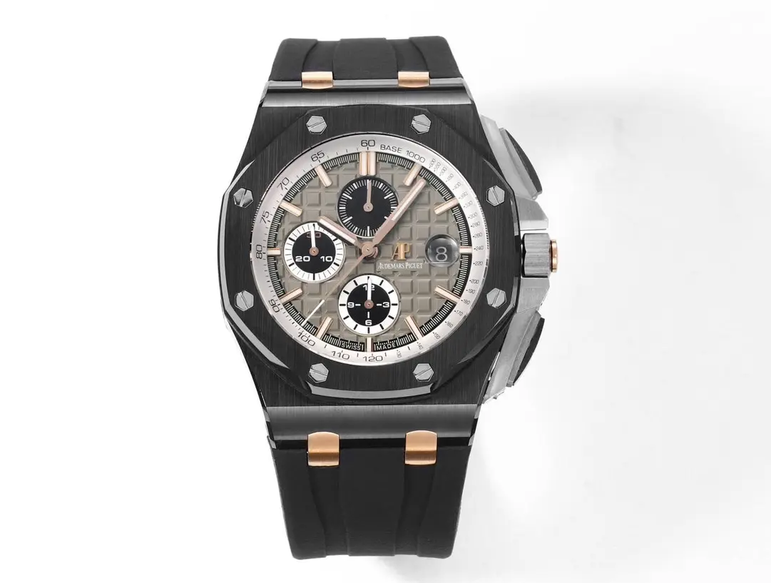 src_0-530.webp Audemars Piguet Royal Oak Offshore Chronograph Black Ceramic Rose Gold - Image 1