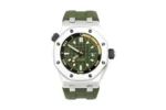 Audemars Piguet Offshore Diver Watch 15720 Green Rubber