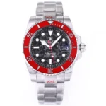 Rolex Submariner PARAKEET – Custom Black Gradient Green Dial with Red Bezel – 904L Stainless Steel