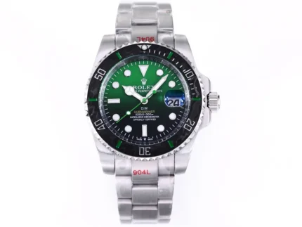 Rolex Submariner PARAKEET – Custom Green Gradient Dial, Stainless Steel Watch