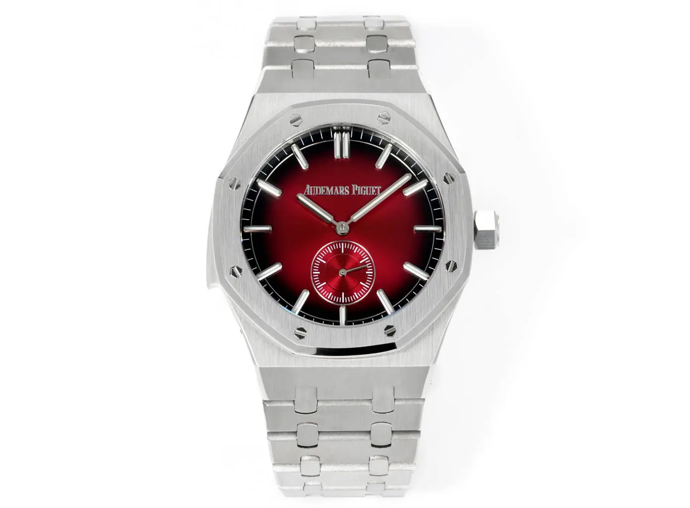 src_0-563.webp Audemars Piguet Royal Oak 26591IP Red Dial Steel - Image 1