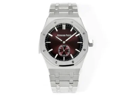 Audemars Piguet Royal Oak 26591IP Burgundy Steel Watch