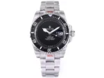 Rolex Submariner PARAKEET – Custom Black Gradient Green Dial, Carbon Fiber Bezel, Stainless Steel Watch