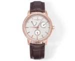 Vacheron Constantin Traditionnelle 83520/000R-9909 Mechanical Watch – Rose Gold, Brown Leather Strap, Multi-Function Dial