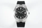 Vacheron Constantin Overseas Automatic Watch – Black Dial, Stainless Steel Case, Rubber Strap with Interchangeable System