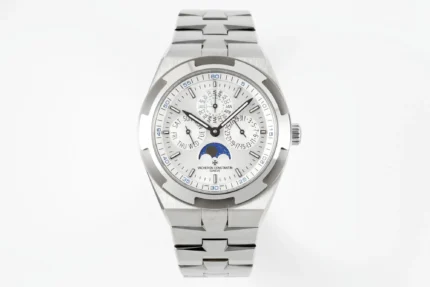 Vacheron Constantin Overseas 4300V Perpetual Calendar Watch – Silver Dial, Stainless Steel Bracelet