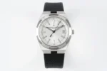 Vacheron Constantin Overseas 4500V Series – Silver Dial, Black Rubber Strap, Luxury Steel Watch