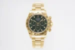 Rolex Daytona 4130 – Gold with Green Dial – Luxury Chronograph Watch