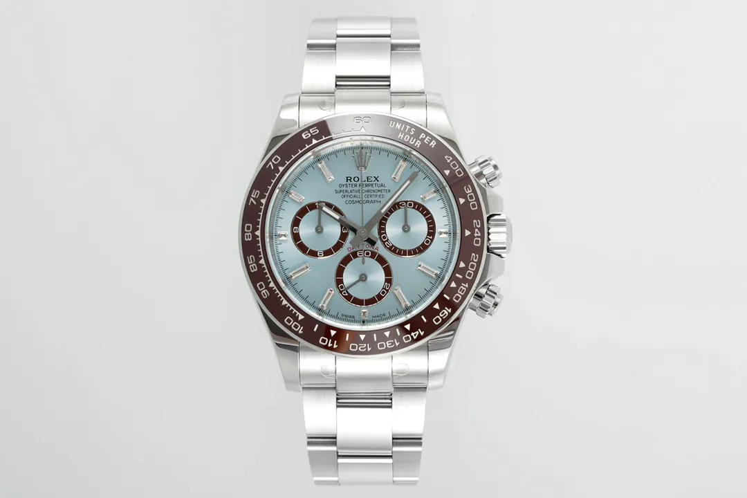 src_0-601.webp Rolex Daytona – Silver Stainless Steel, Blue Dial, Chronograph Watch - Image 1