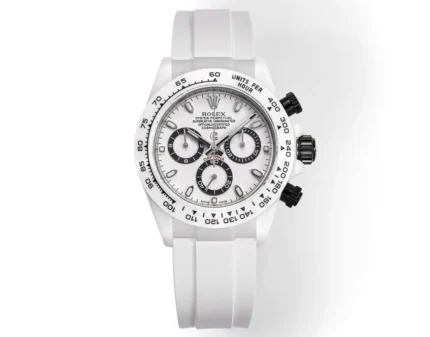 Rolex Daytona x Picasso Limited Edition White Ceramic Daytona Watch – Charles the Great Design