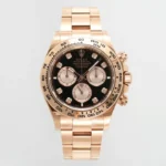 Rolex Daytona Rose Gold Black Dial Chronograph Watch – 60th Anniversary Edition